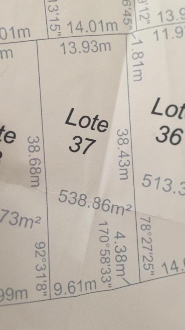 Terreno en Venta de 538,0 m2