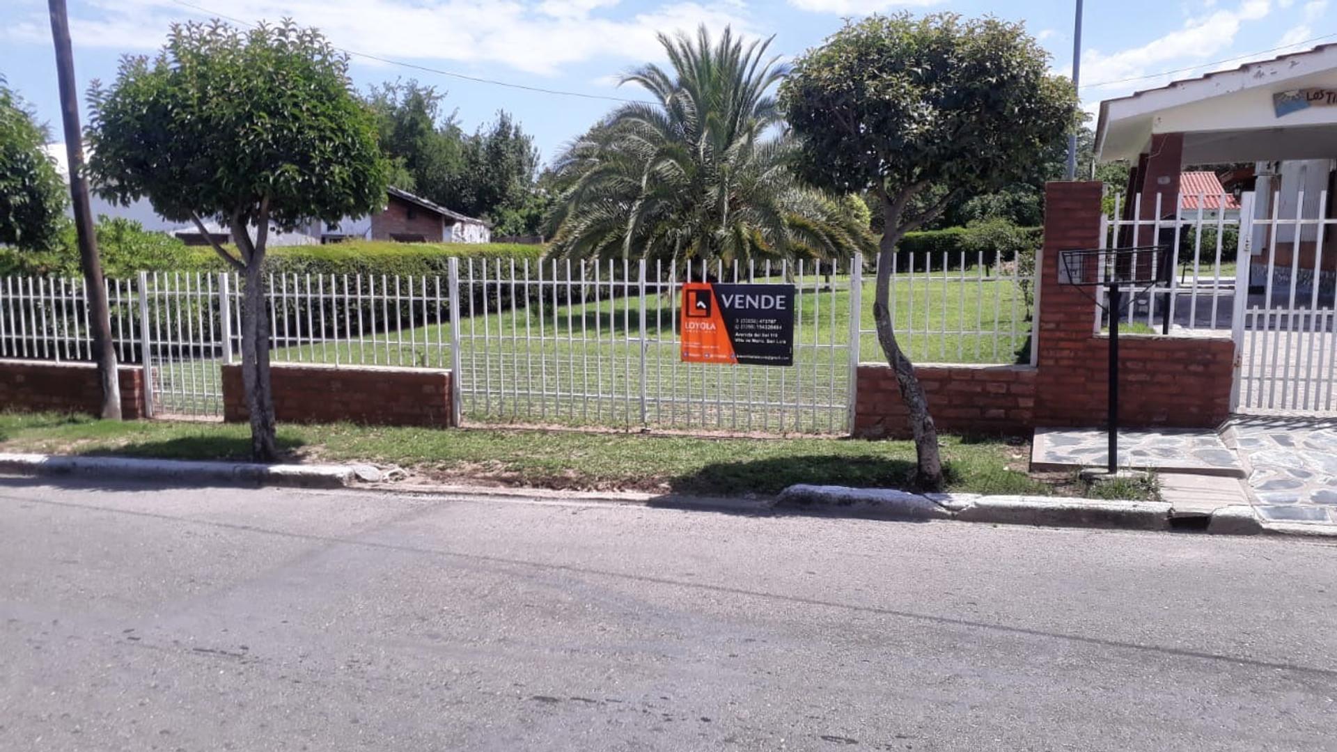 Lote en Los Tilos 500 - asfalto Gas Merlo San Luis