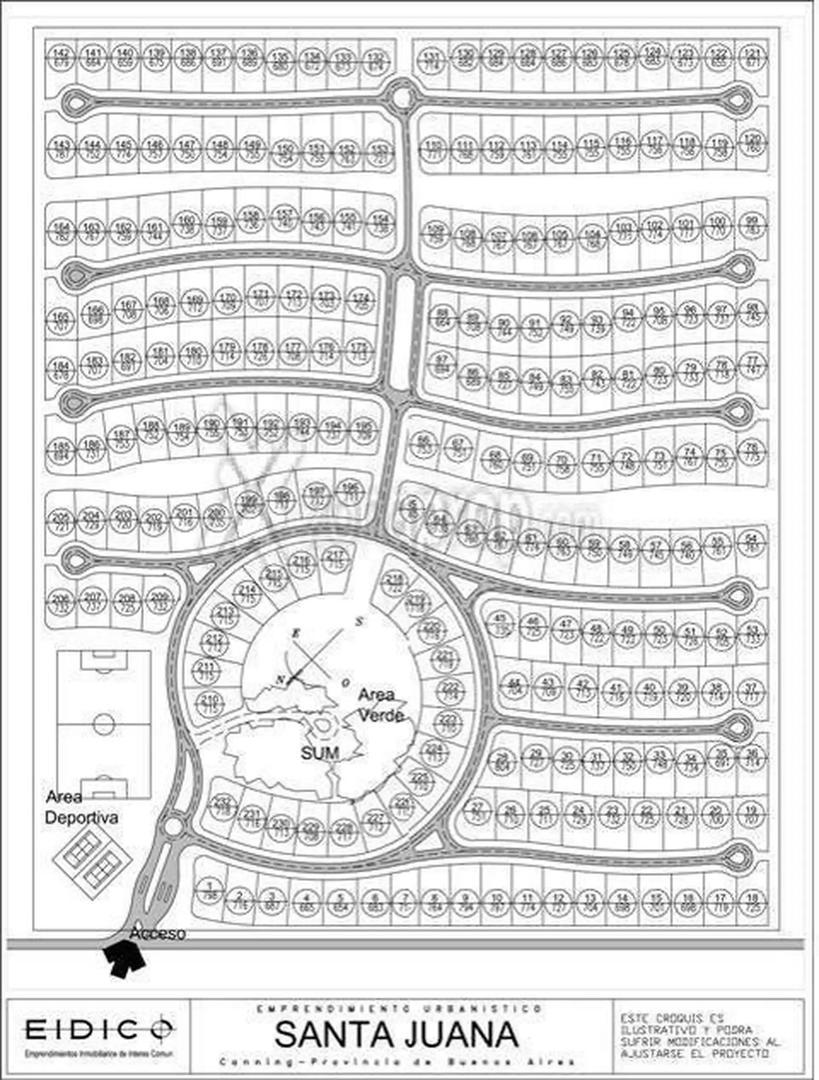 CANNING - LOTE BARRIO SANTA JUANA
