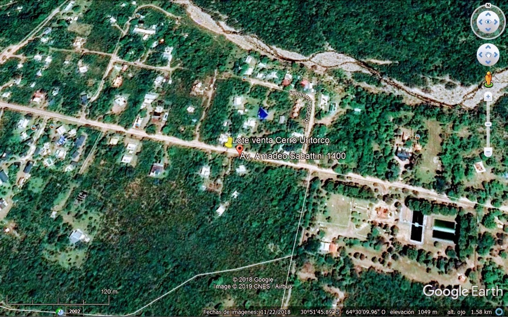 Terreno con casa en venta con vista franca al Cerro Uritorco