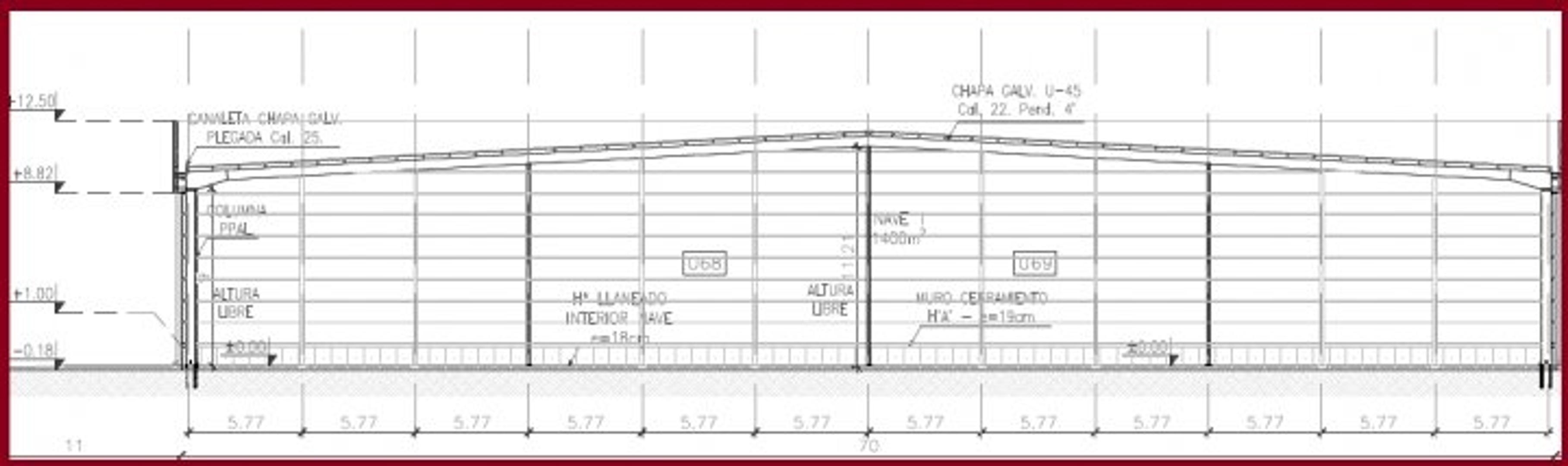 GALPON en ALQUILER 1400 M2 - Terreno: 2000 m2