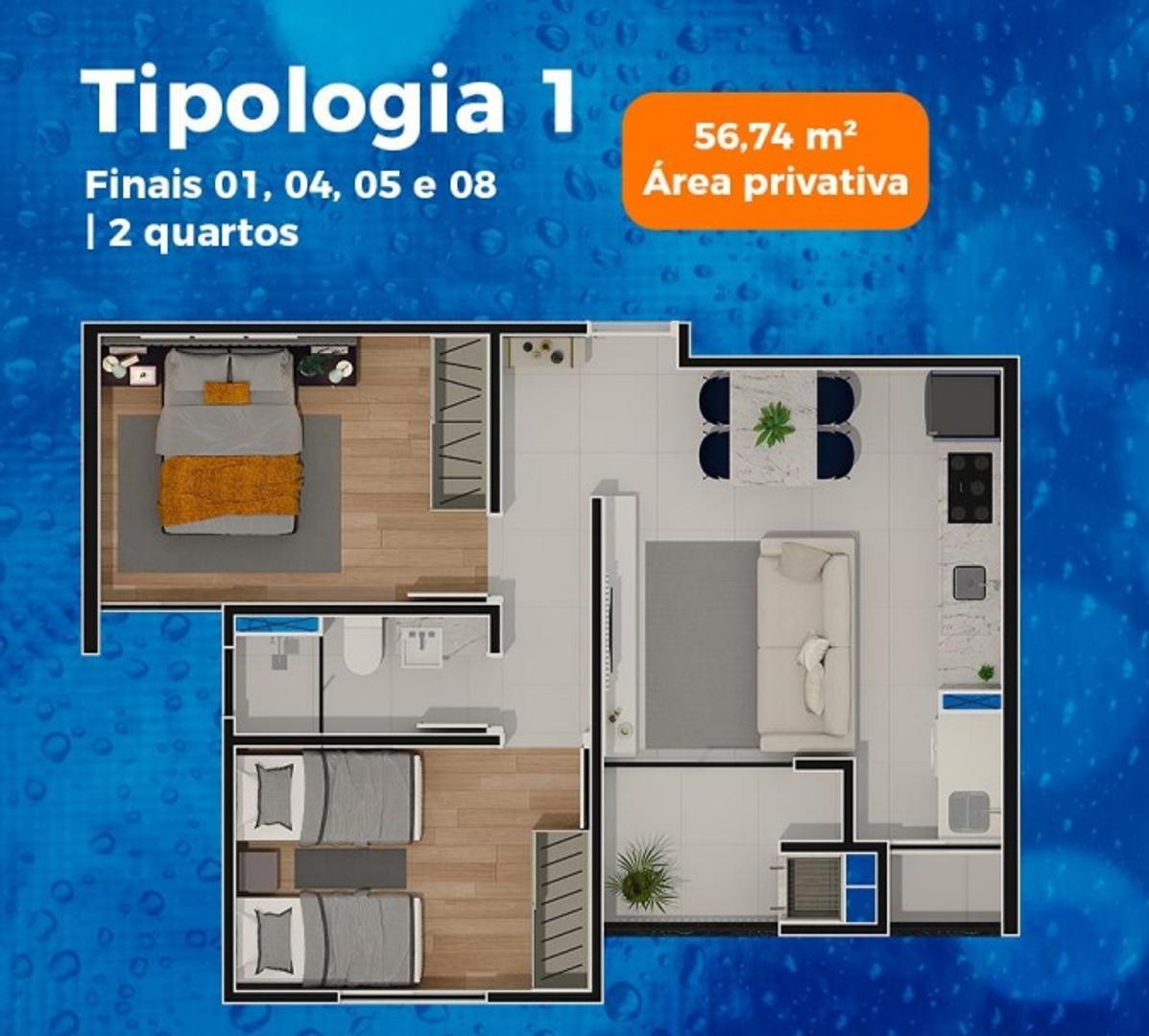 Departamento en Venta de 3 ambientes