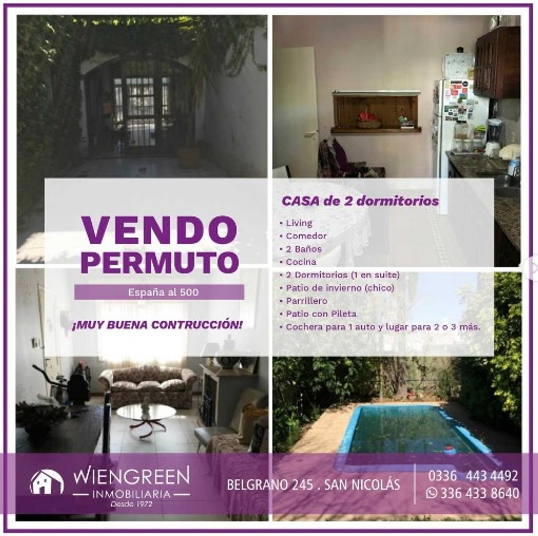 Vendo o permuto casa con pileta excelente construccion!