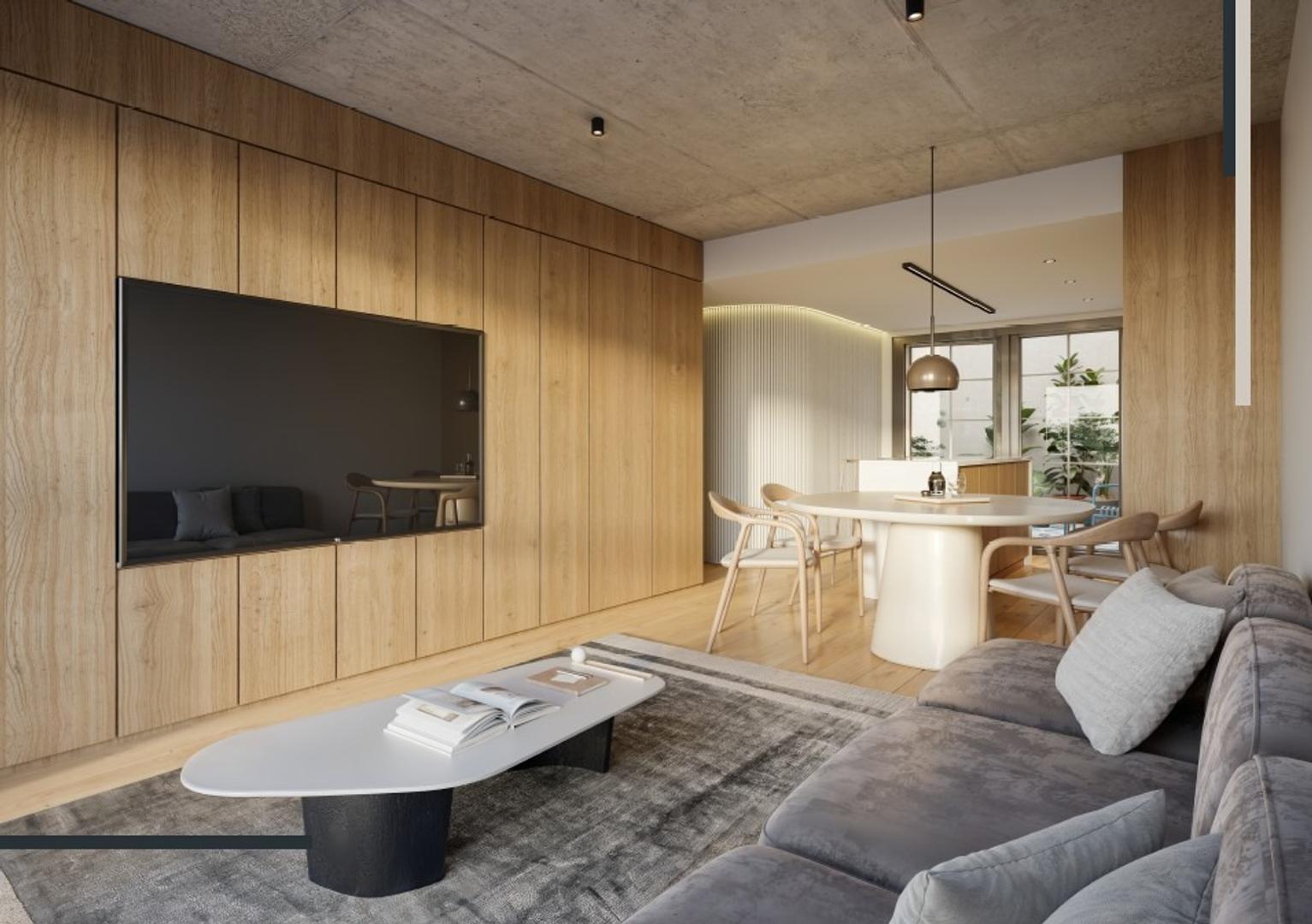 Departamento 2 ambientes con 1 baño