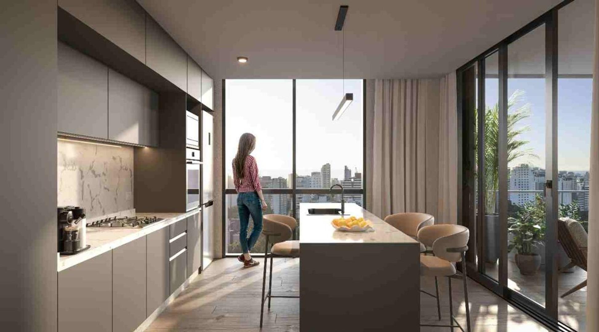 Departamento 3 ambientes con 2 baños