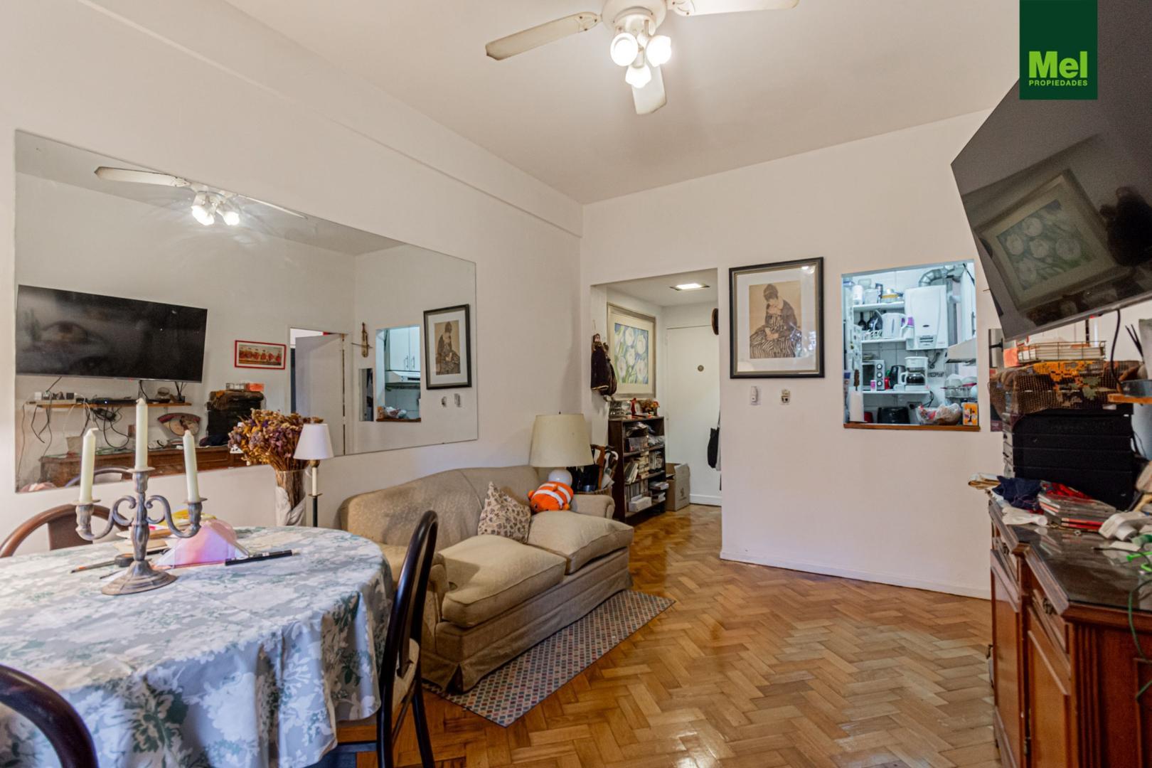 Departamento 2 ambientes con 1 baño