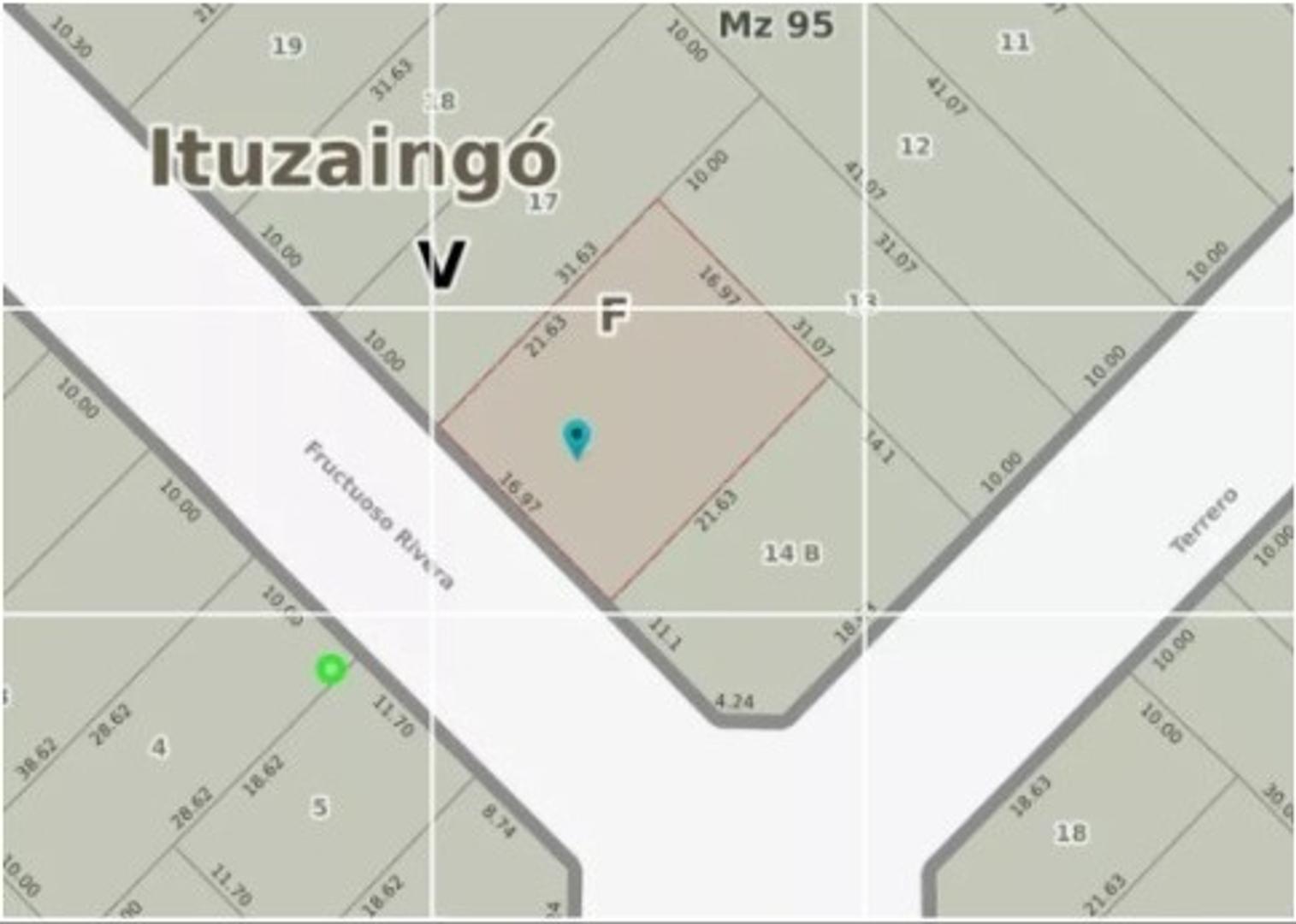 VENTA DE TERRENO MAS PROYECTO  ITUZAINGO