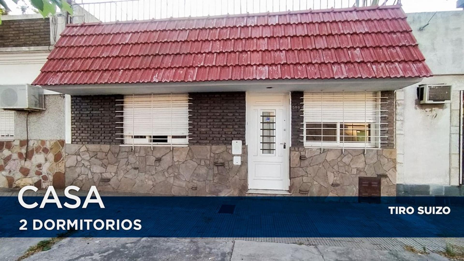VENTA CASA DOS DORMITORIOS TIRO SUIZO