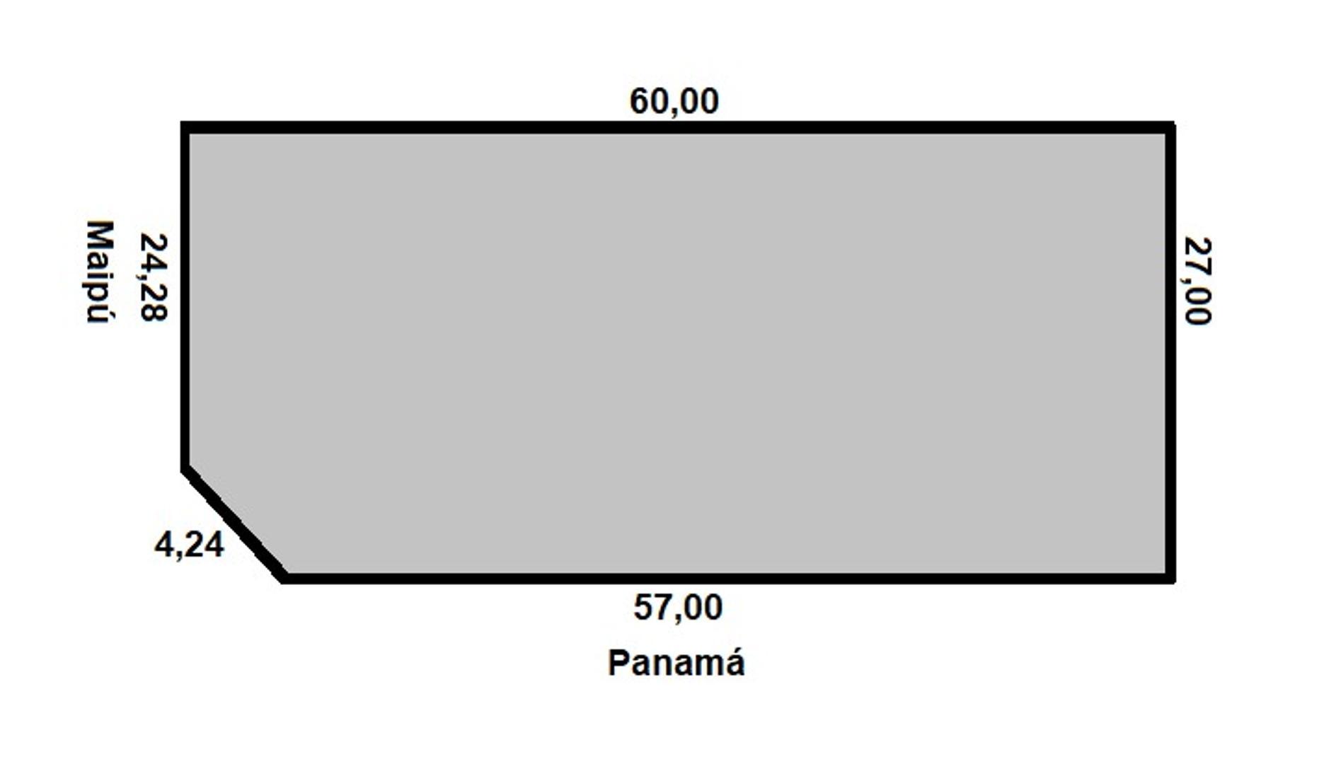 Terreno en Venta de 1632,0 m2