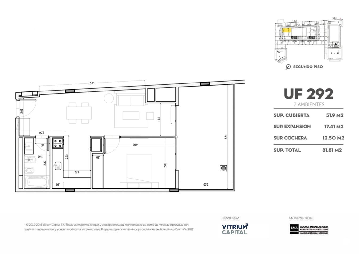 Departamento en Venta de Monoambiente