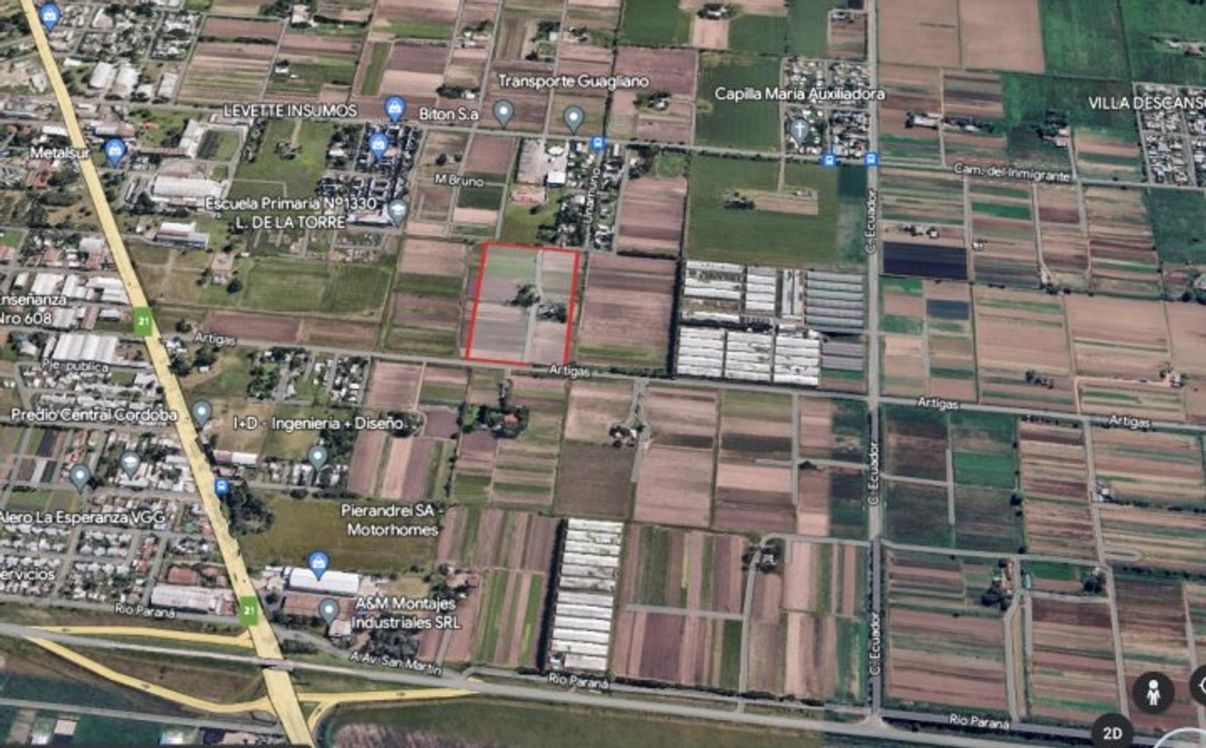 Artigas s/n V. G. Galvez - Fracción 4 ha