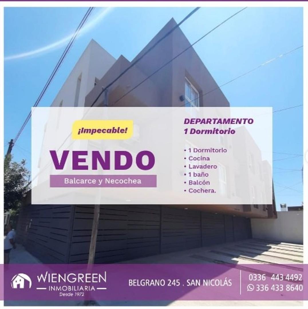 Vendo impecable departamento de 1 dormitorio
