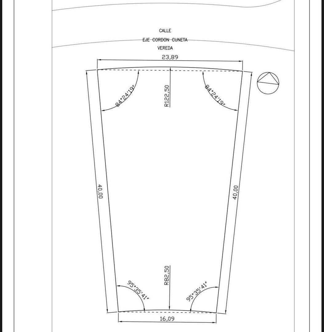 LOTE EN VENTA  CON FONDO A VERDE EN HARAS SANTA MARIA