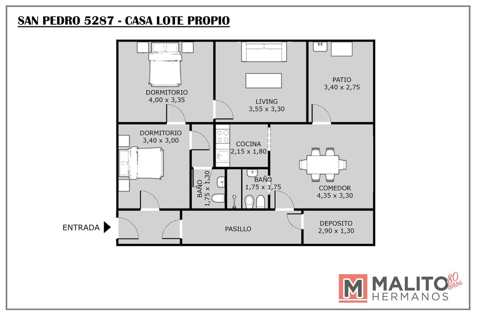 Casa en Venta de 3 dormitorios