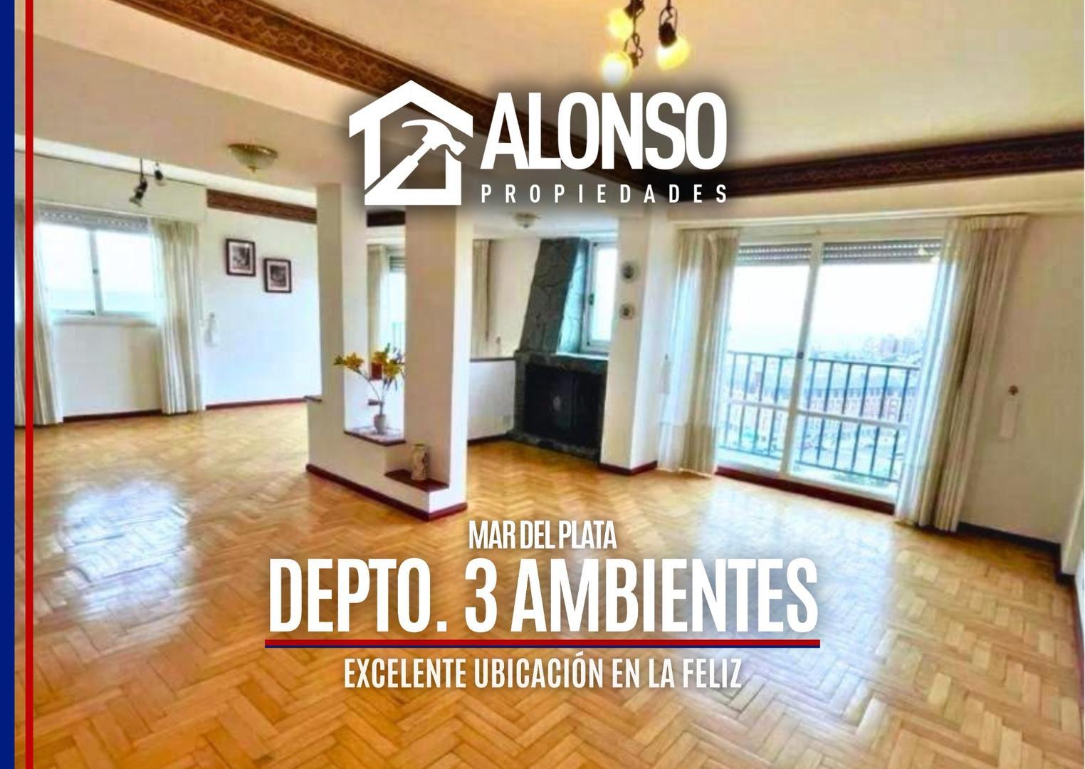 Departamento 3 Ambientes en Mar del Plata