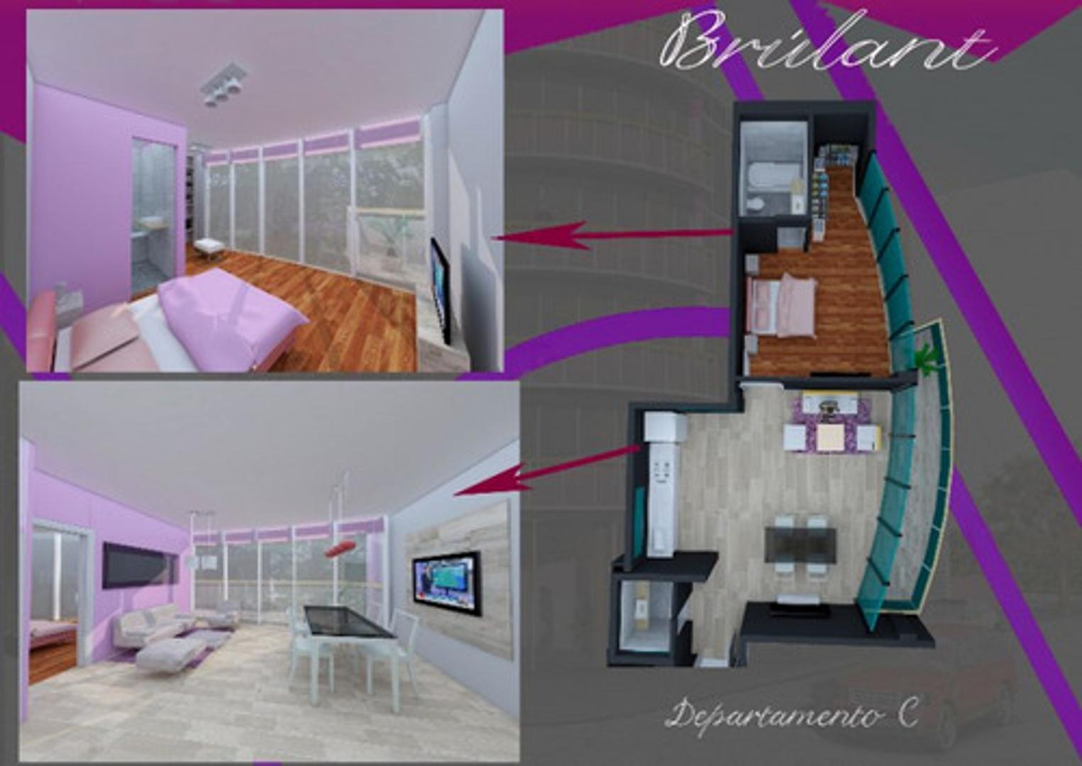 Departamento en Venta con 1 cocheras