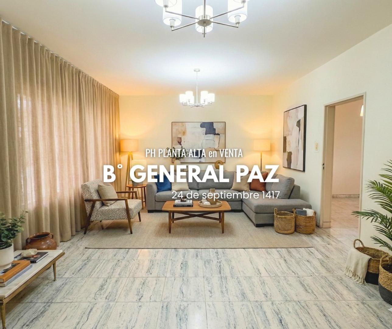 PH 170 M² PLANTA ALTA - GENERAL PAZ |  APTO CRÉDITO