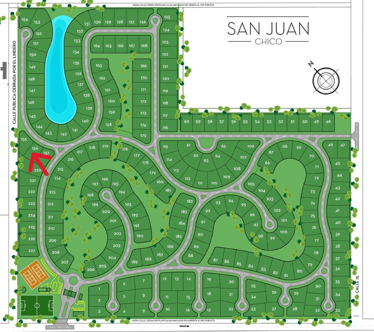 LOTE INTERNO 617 M2 - SAN JUAN CHICO