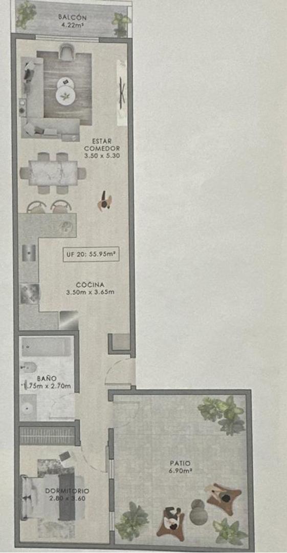 Departamento en Venta en San Antonio De Padua, USD 86.000