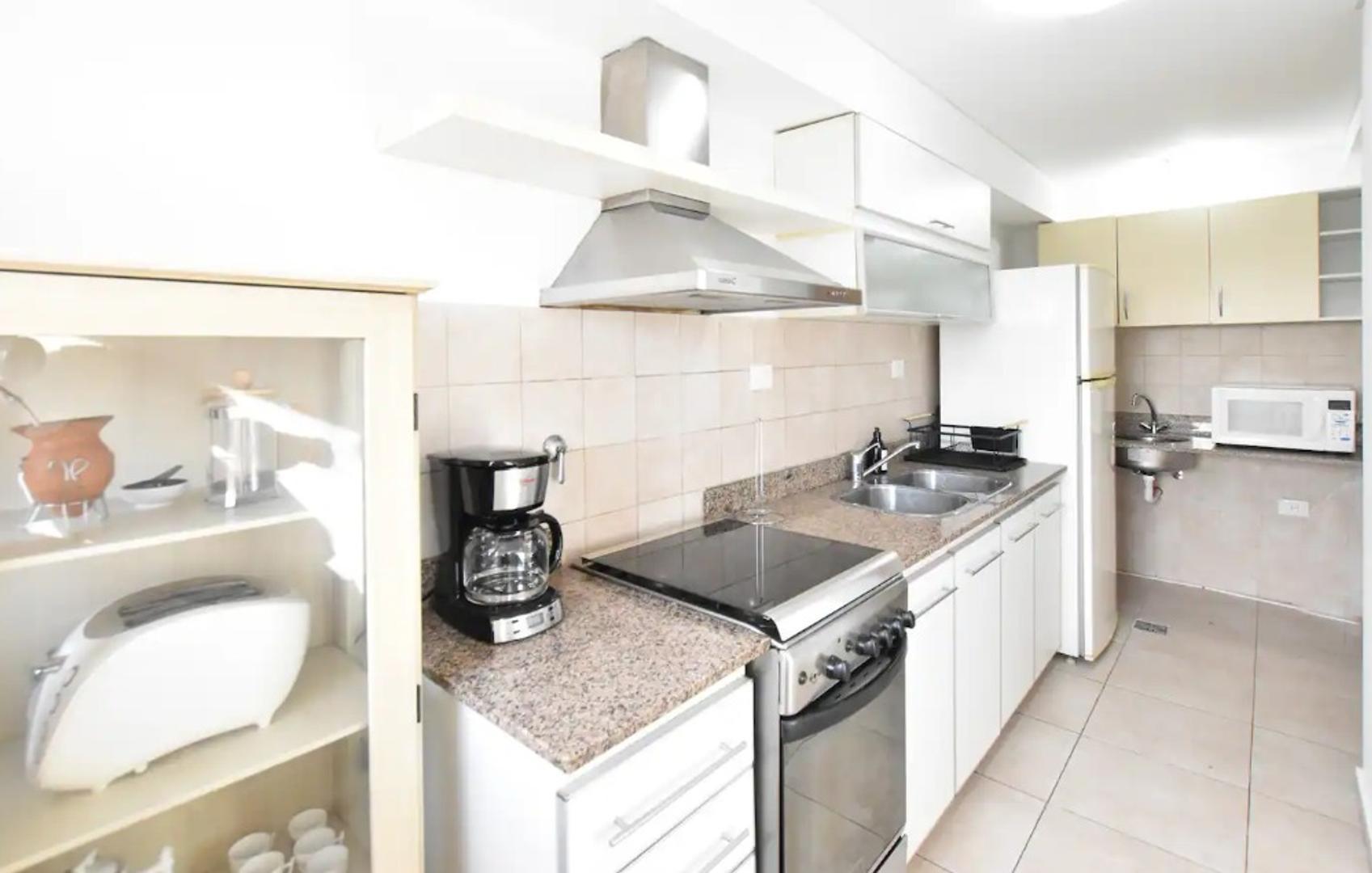 Departamento 2 ambientes con 2 baños