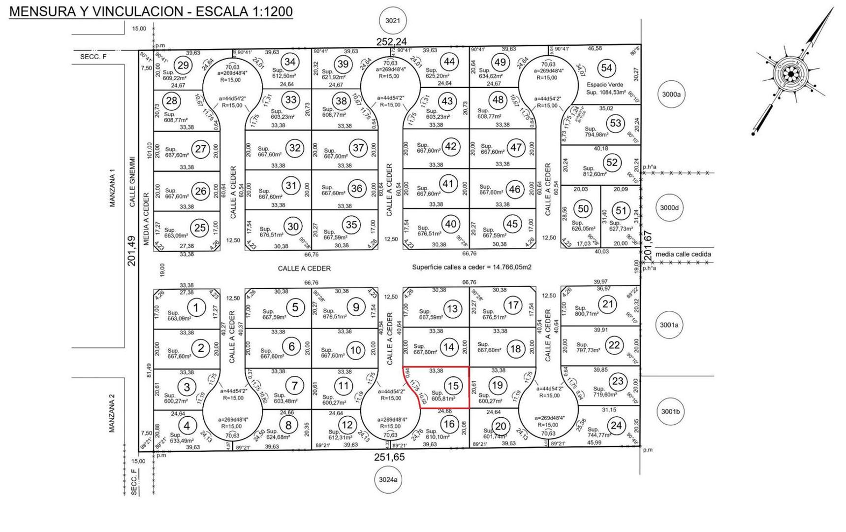 Lote en Venta (N°15), Barrio Amatista, Escobar.  POSIBILIDAD INVERSIÓN. ANTICIPO Y CUOTAS. LISTO PARA CONSTRUIR
