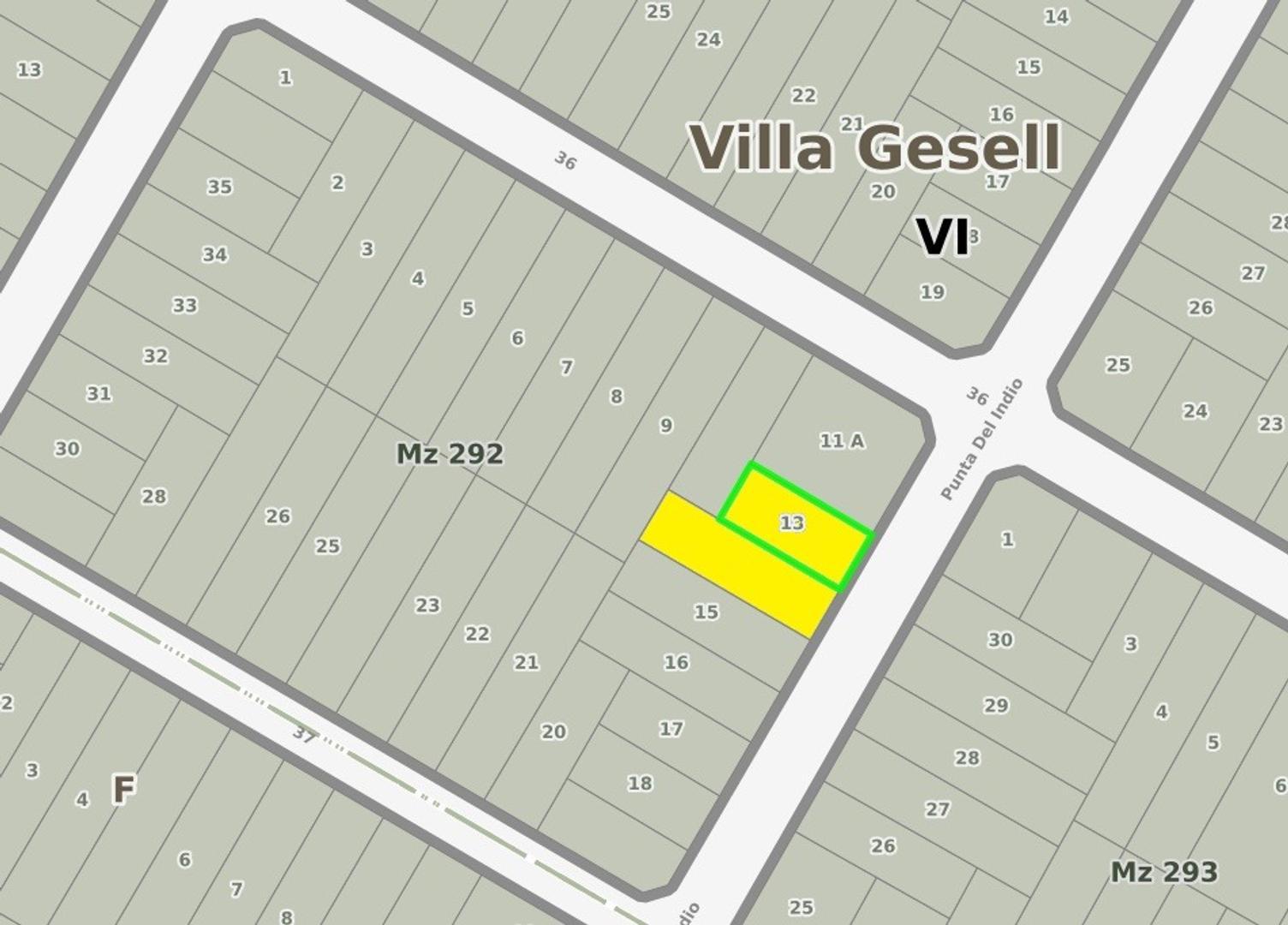Venta de 2 lotes en block - Mar Azul