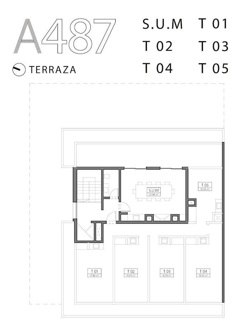 Departamento en Venta con 1 cocheras