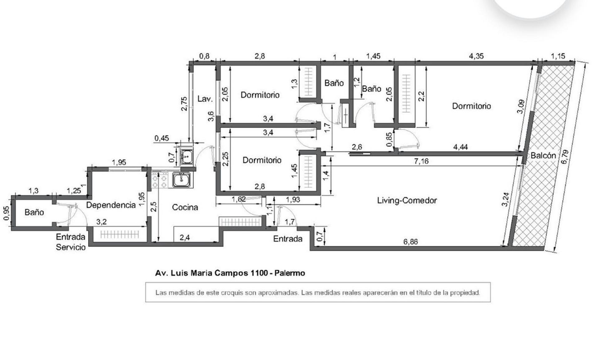 Avenida Luis María Campos 1100
