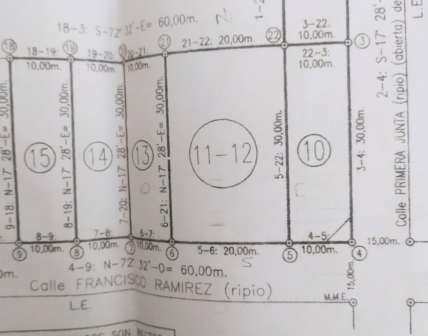 Terreno en Venta en Pueblo General Belgrano, USD 38.000