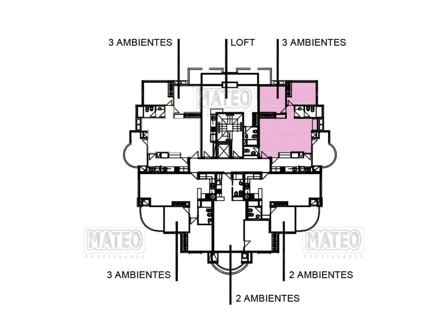 Departamento en Venta de 3 ambientes