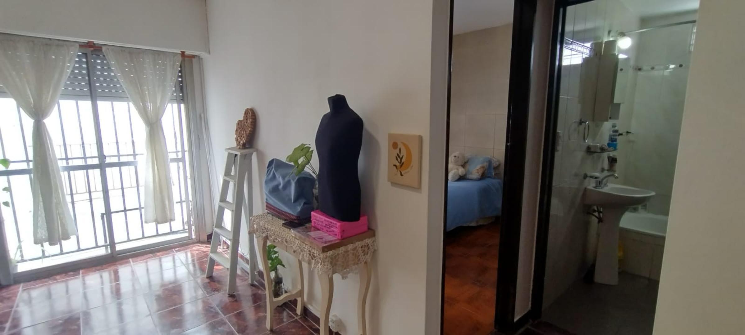 Departamento 2 ambientes con 1 baño