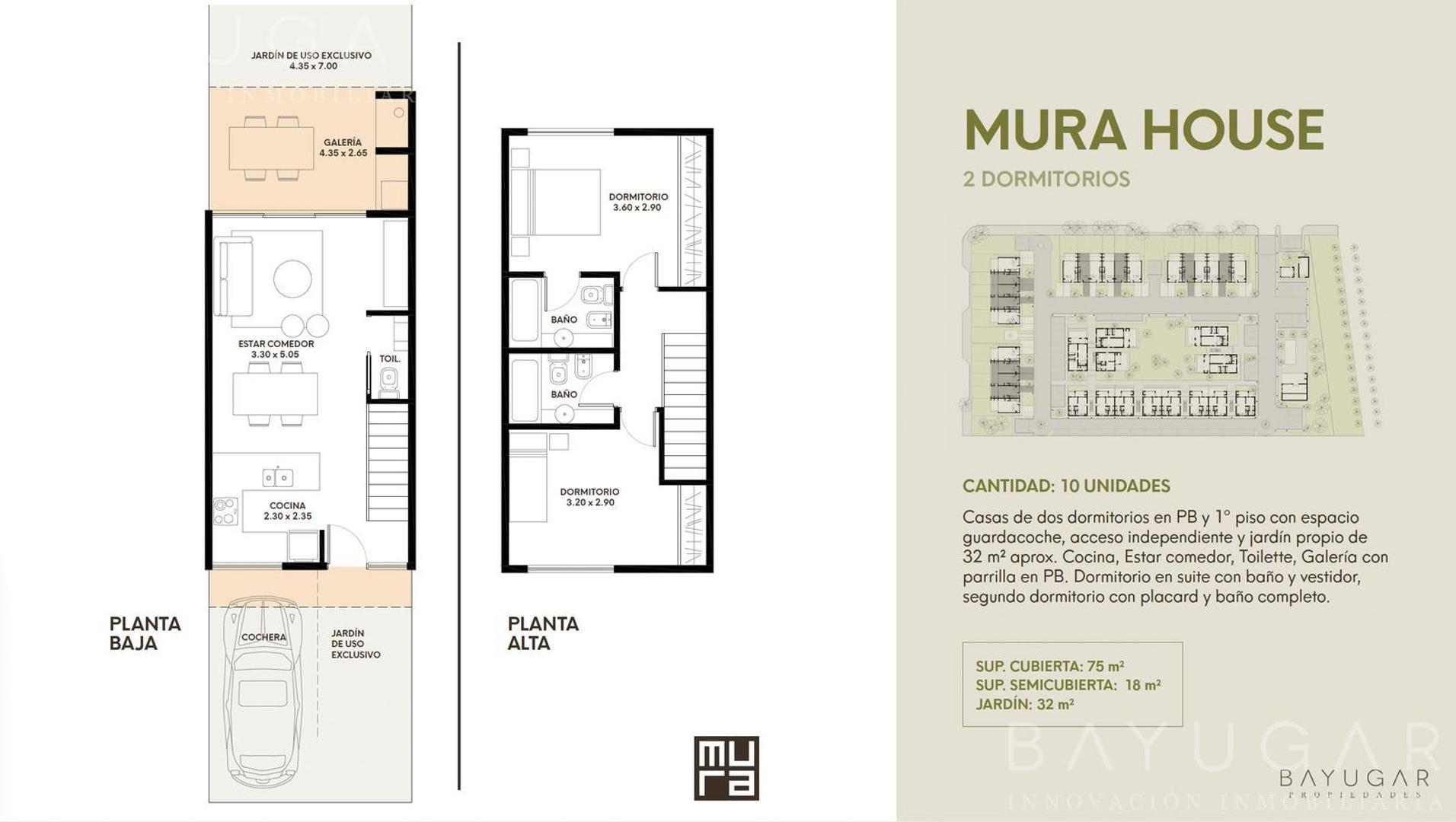 VENTA EN POZO Town Houses 3 Amb en Pilar - MURA | Financiación - Calle Saraví