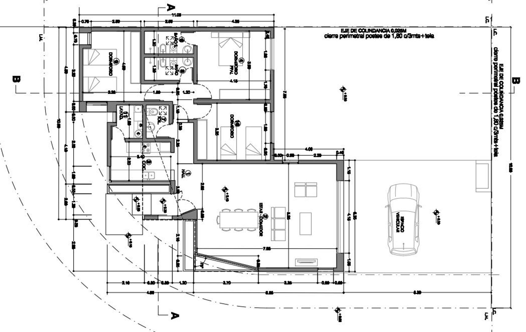 Casa 5 ambientes con 2 baños