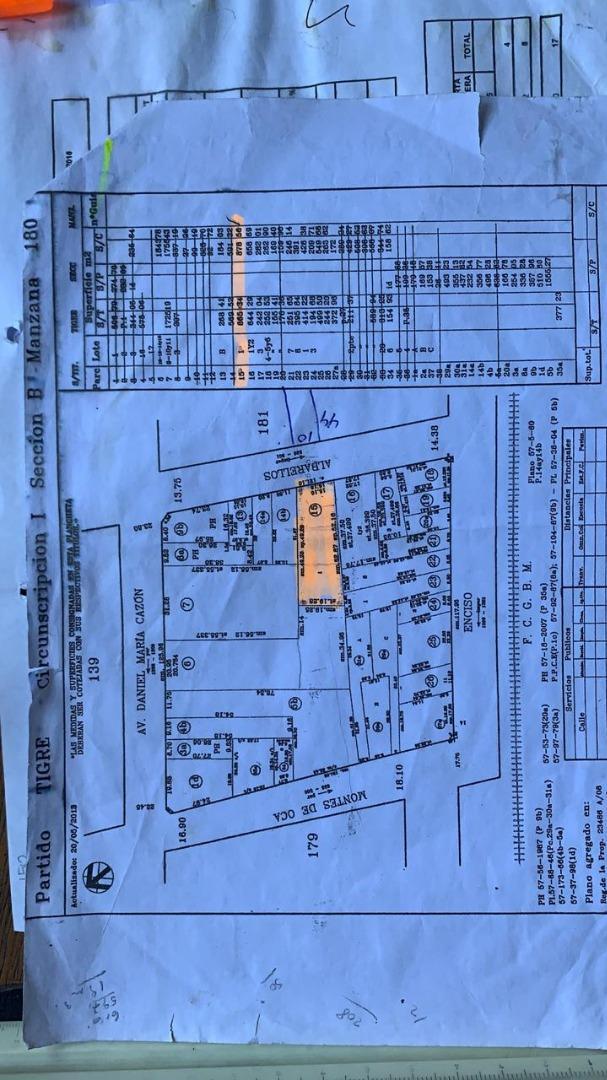 exc lote en inmejorable ubicación apto edificio