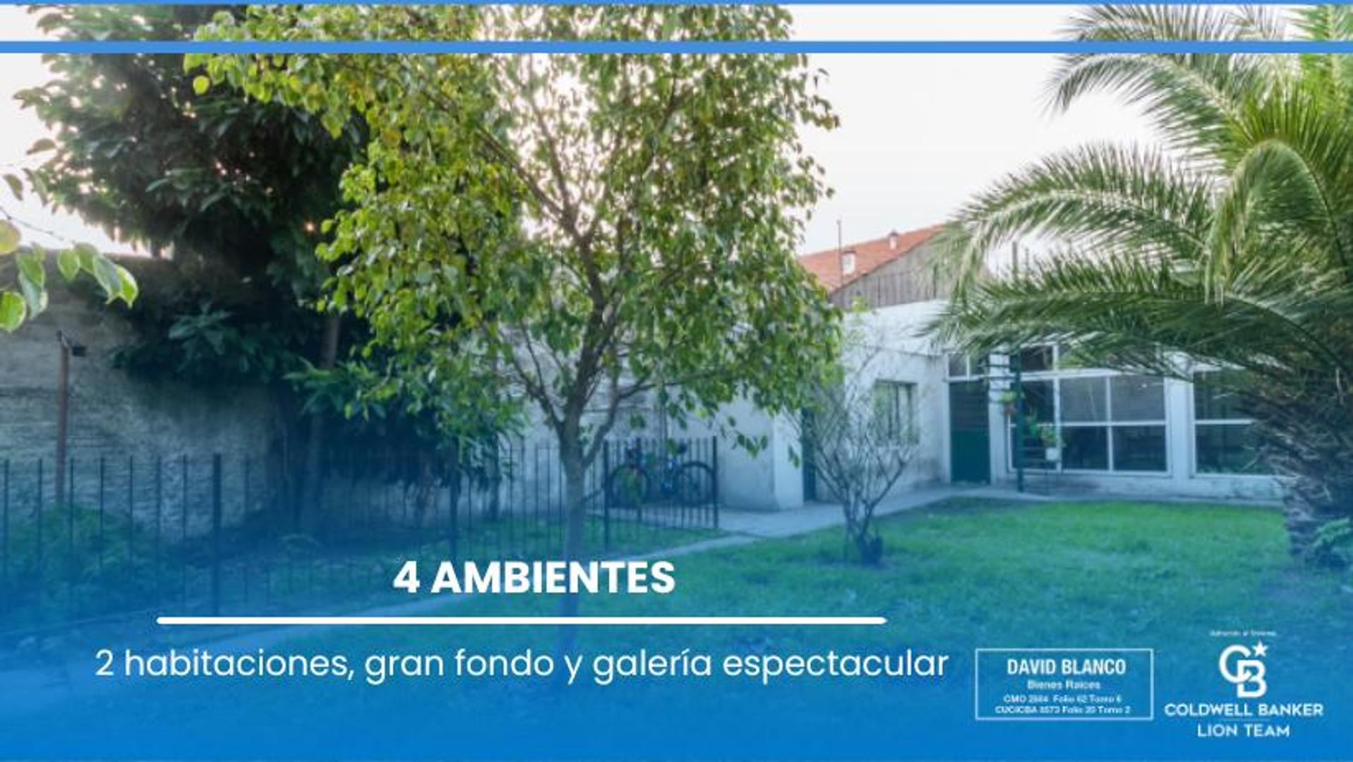 Casa en Banfield, lomas de zamora, 4 ambientes, terraza, cochera, fondo, apto credito