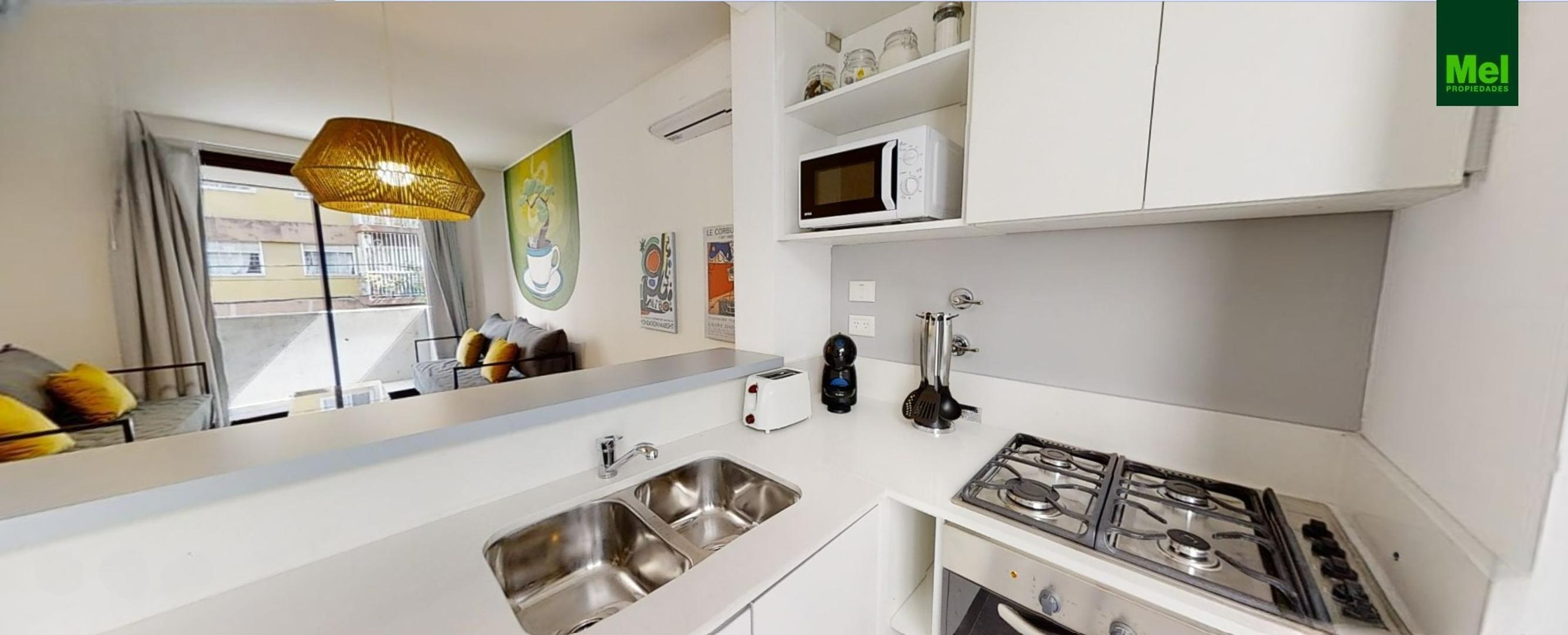 Departamento 2 ambientes con 1 baño