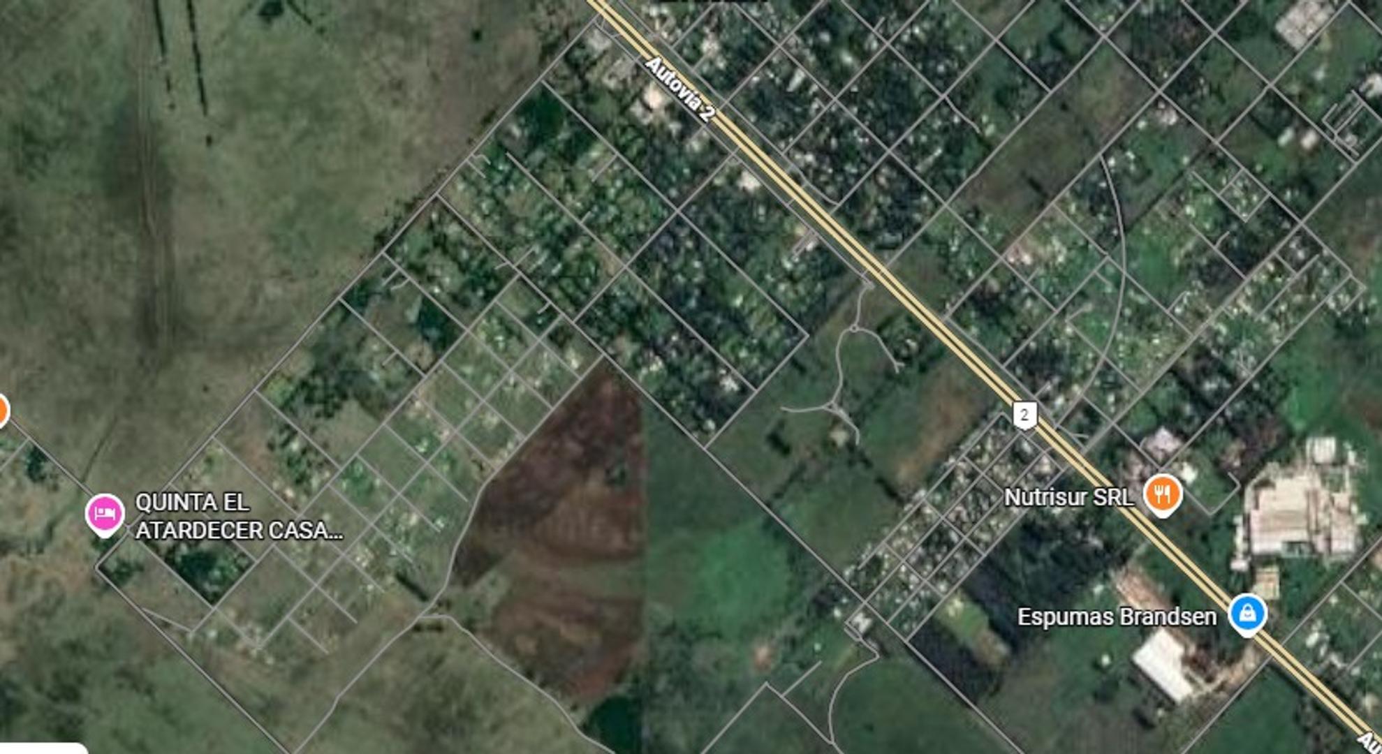 LOTE EN VENTA A METROS DE RUTA 2 KM 52,5   FINANCIACION