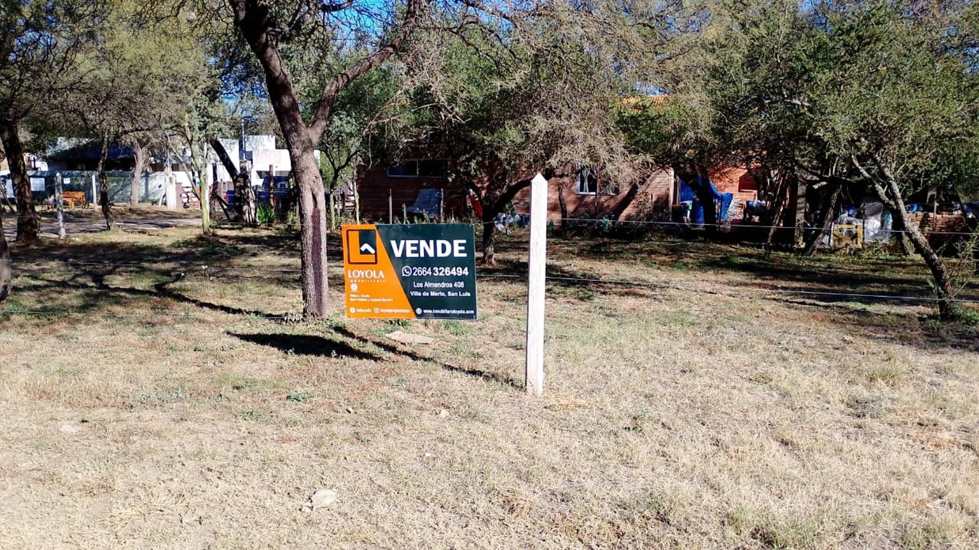 Venta lote Centrico Merlo San Luis