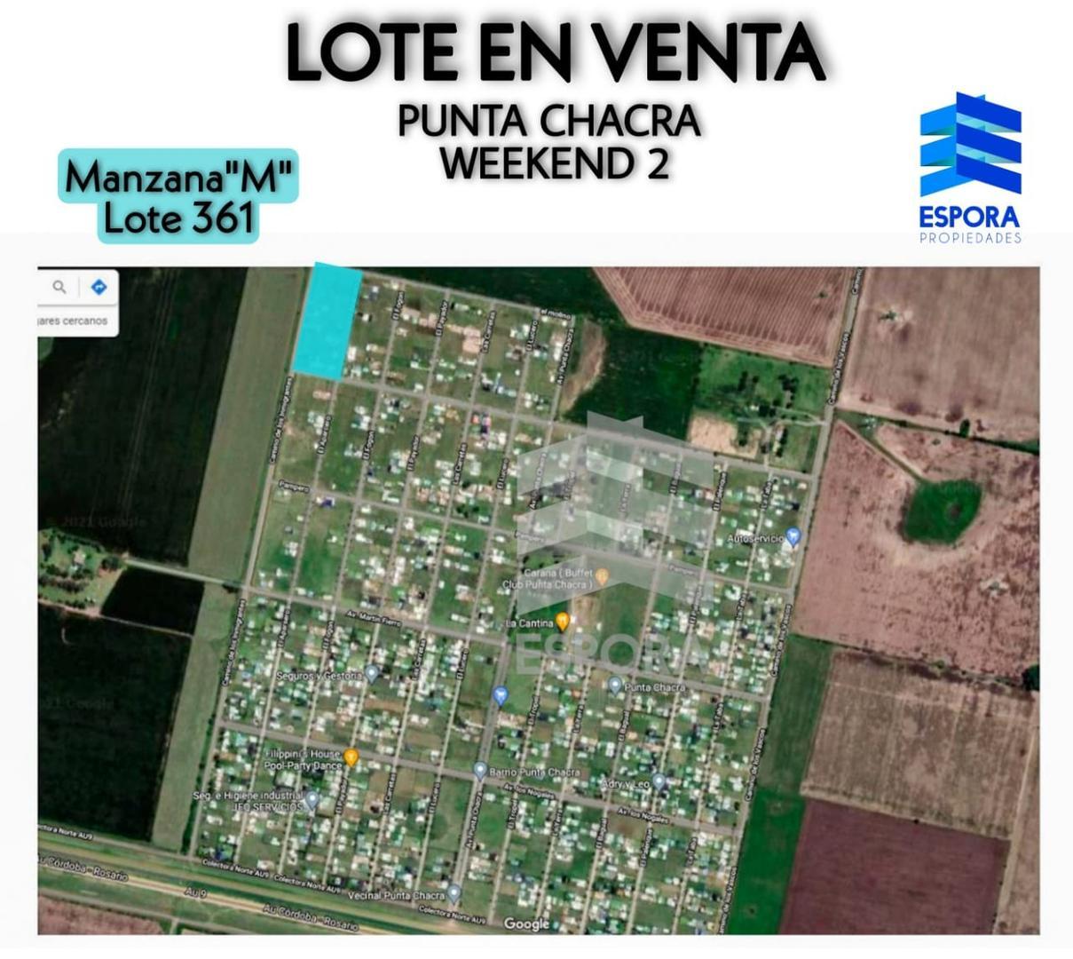PUNTA CHACRA - LOTE EN VENTA