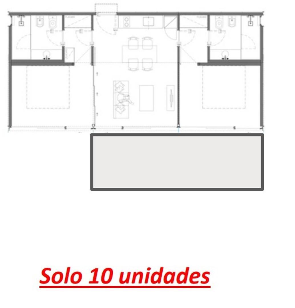 Departamento en Venta de 1 dormitorio