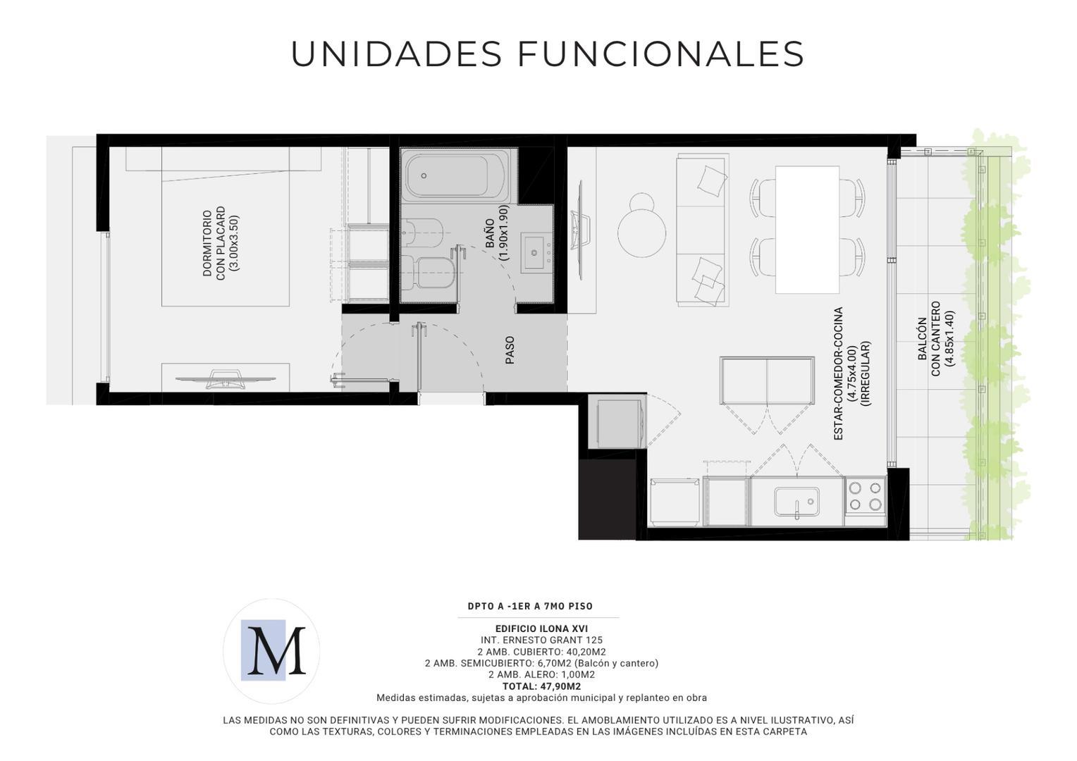 Departamento en el emprendimiento ILONA XVI