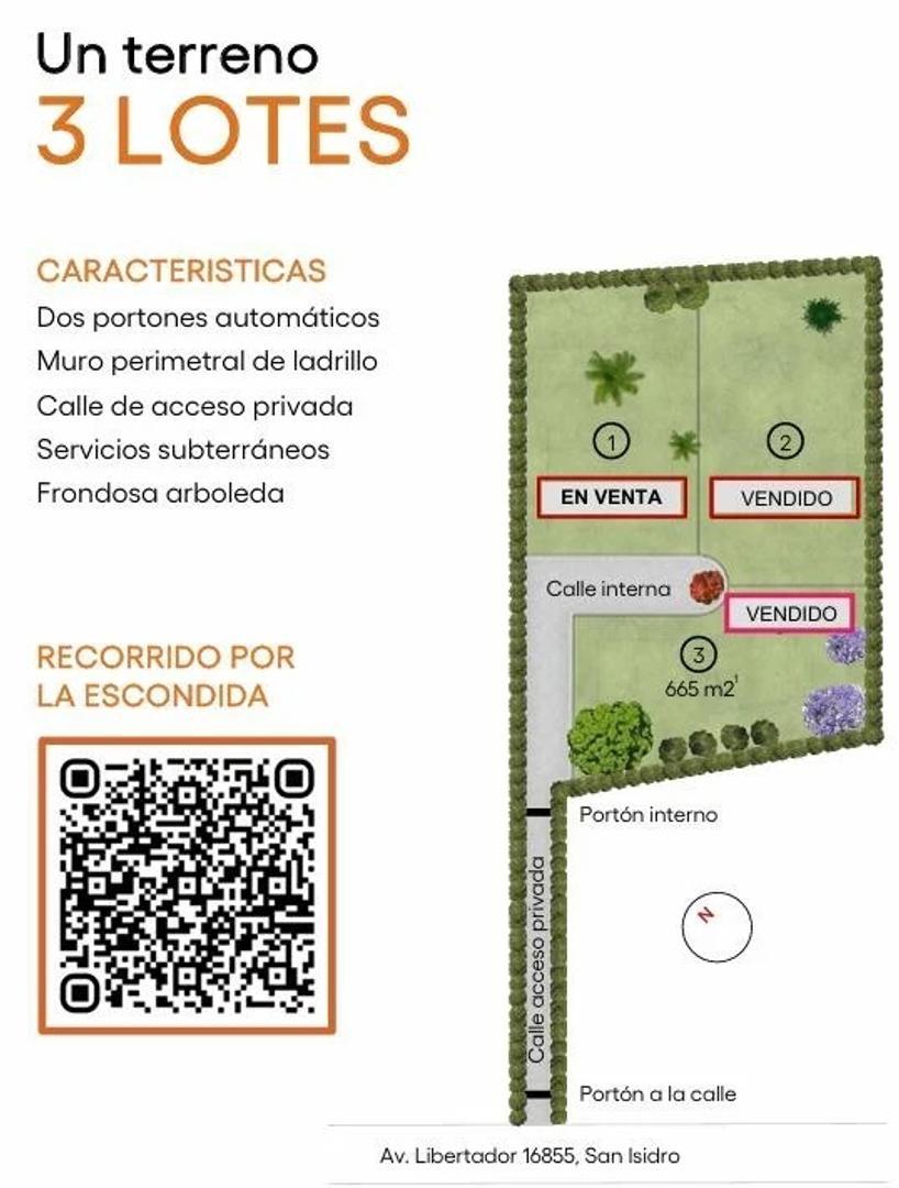 Terreno en Venta de 701,0 m2