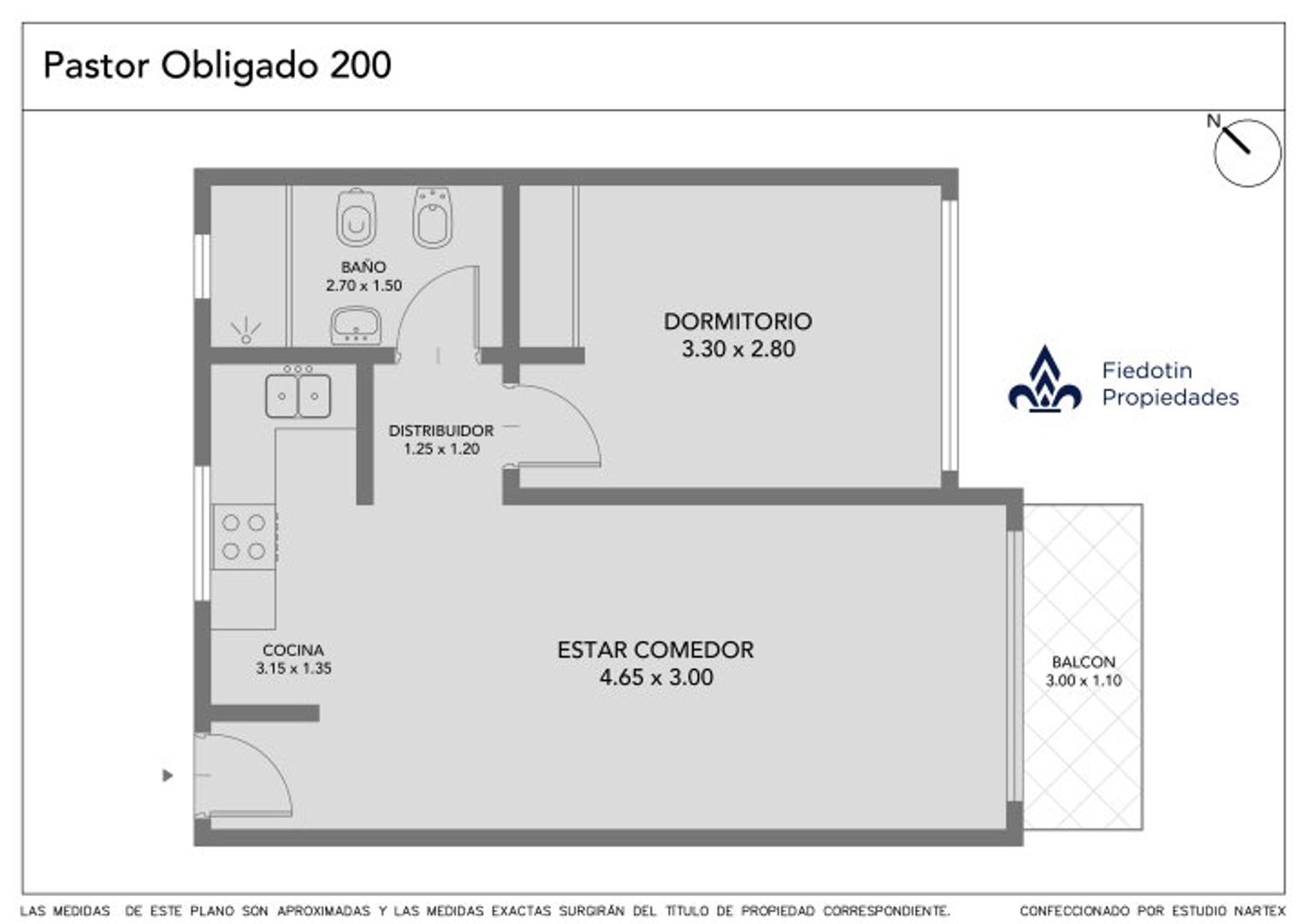 Departamento en Venta de 2 ambientes
