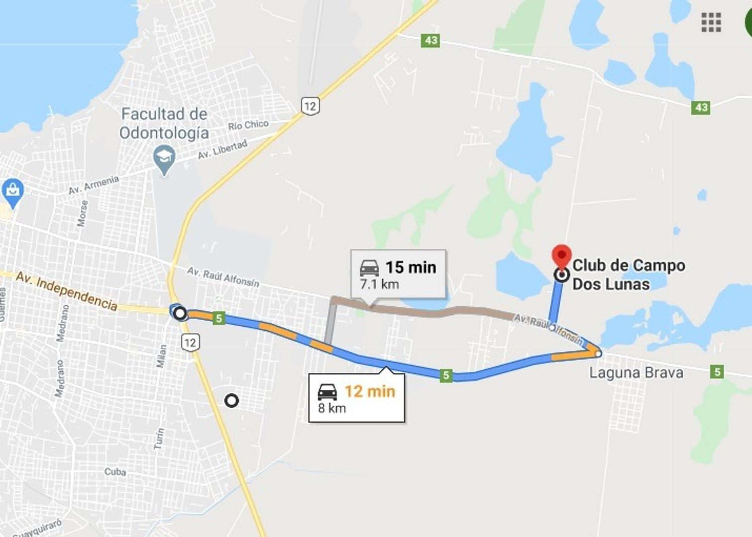 Club De Campo Dos Lunas sn