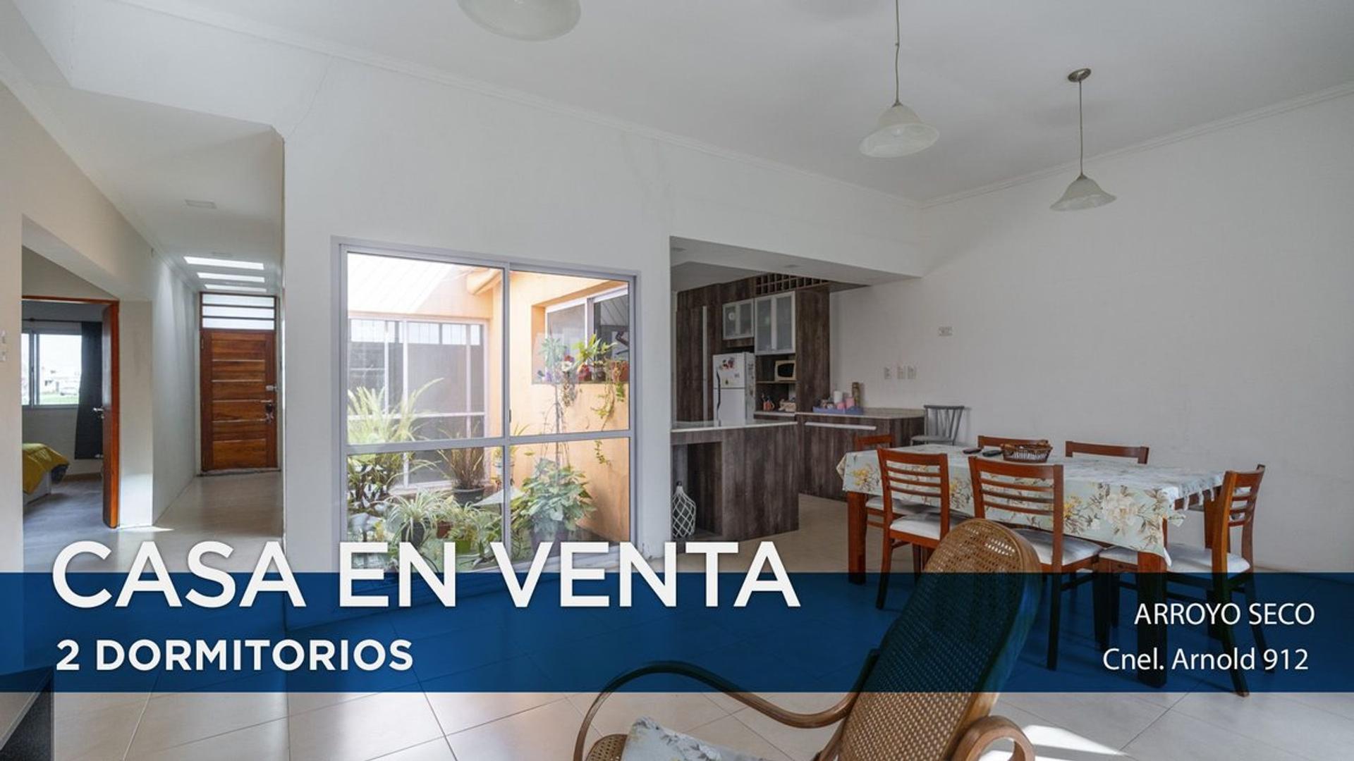 CASA EN VENTA 2 DORMIS ARROYO SECO APTA CREDITO