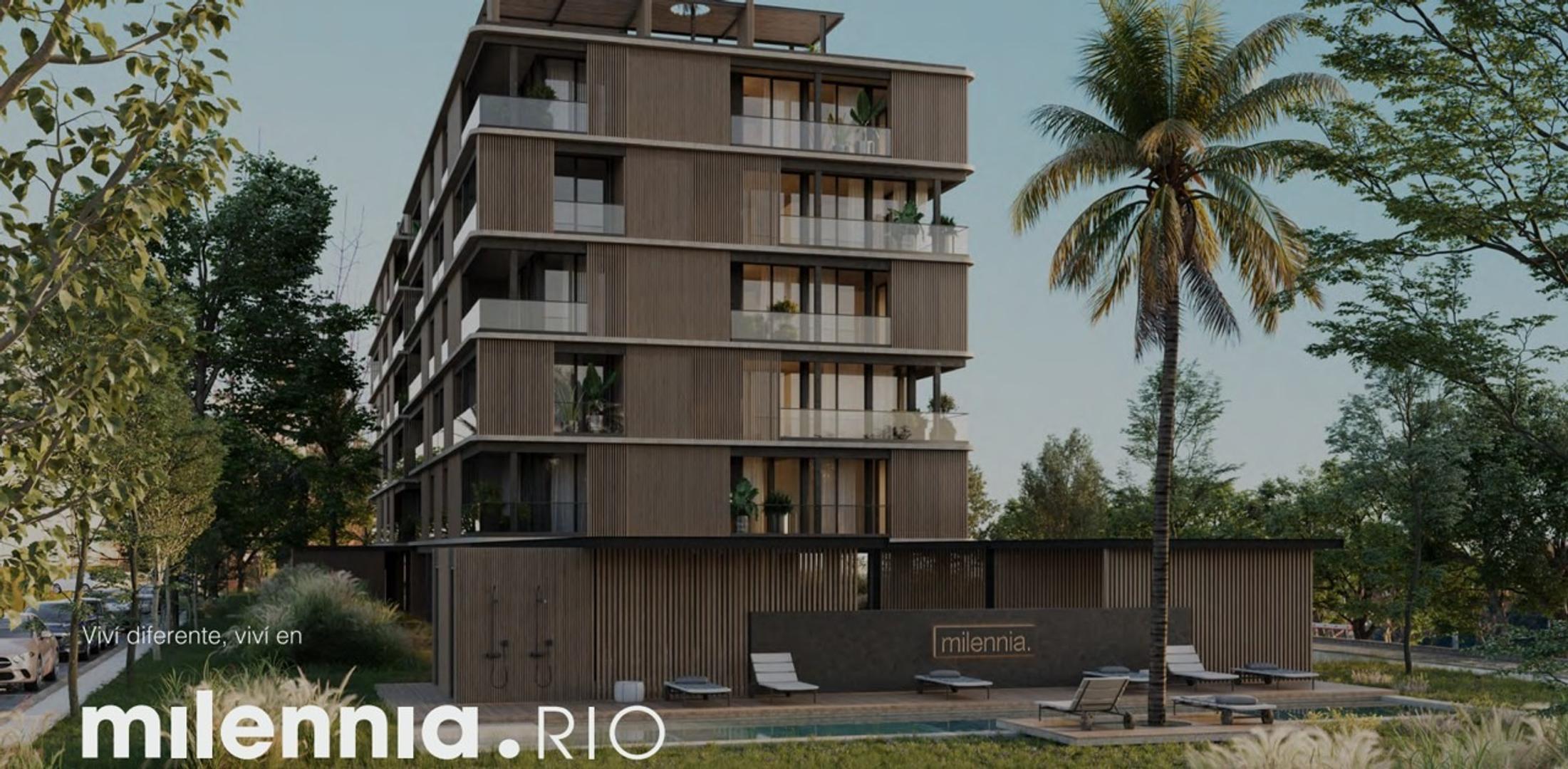 Departamento 2 ambientes con 2 baños