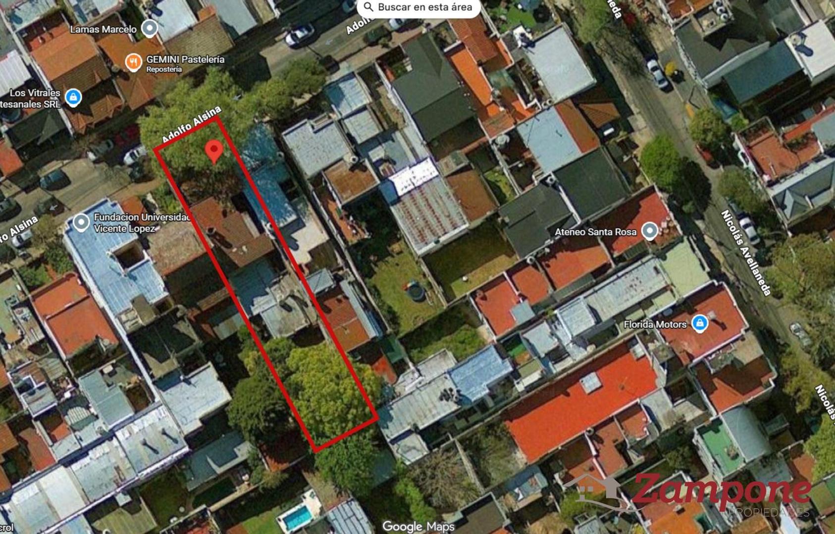 Terreno en Venta 49  mts Fondo