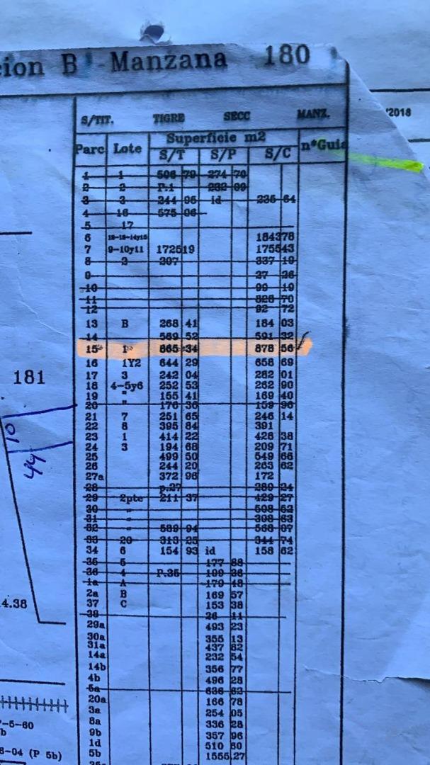 Terreno en Venta en Ciudad De Tigre, USD 680.000
