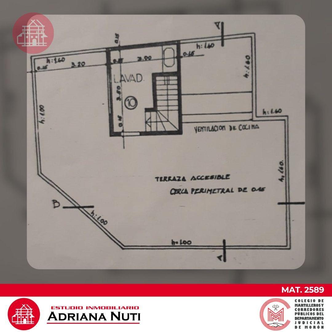 Casa 4 ambientes con 1 baño