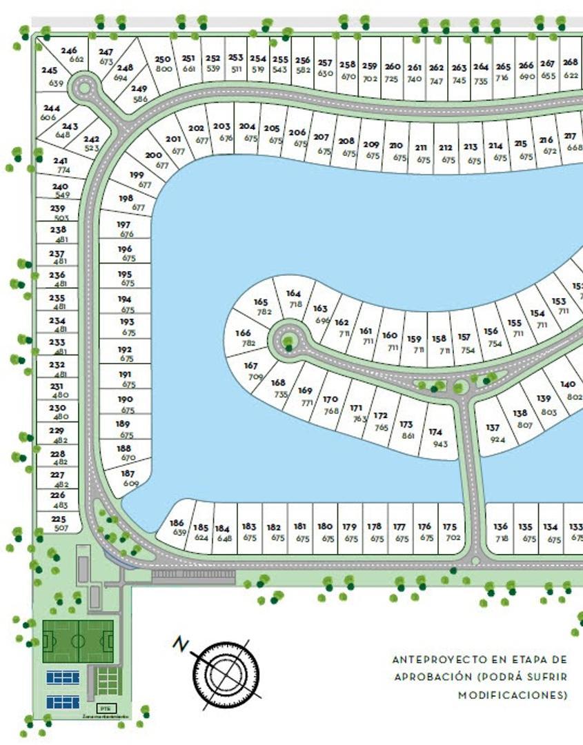 Terreno en Venta de 645,0 m2
